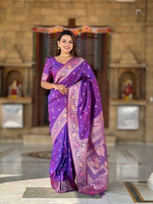 Premium Banarasi Dola Silk Saree