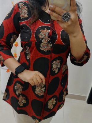 ORIGNAL KATHA WORK AND EMBROIDERY PACH WORK PANT